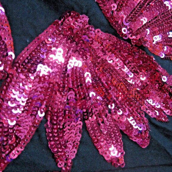 NWT J.Crew Collection High-Rise Cotton-Poplin Pant with Sequins in Black 16 - Picture 4 of 5